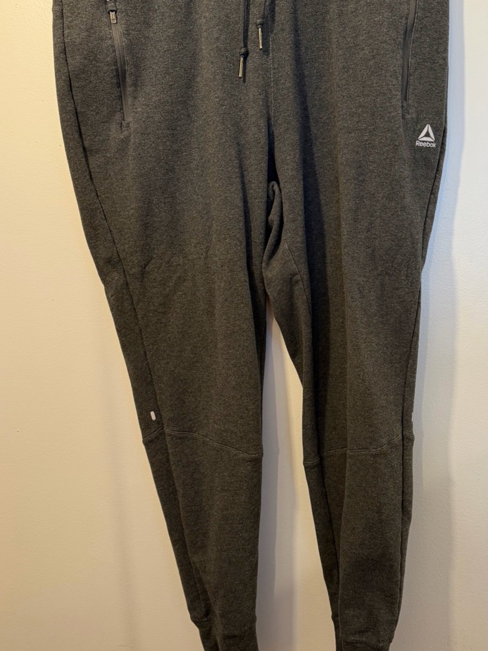 Reebok Men's Charcoal Gray Performance Joggers